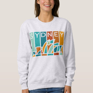 Abstrakt Art Sydney Opera House Australien Sweatshirt