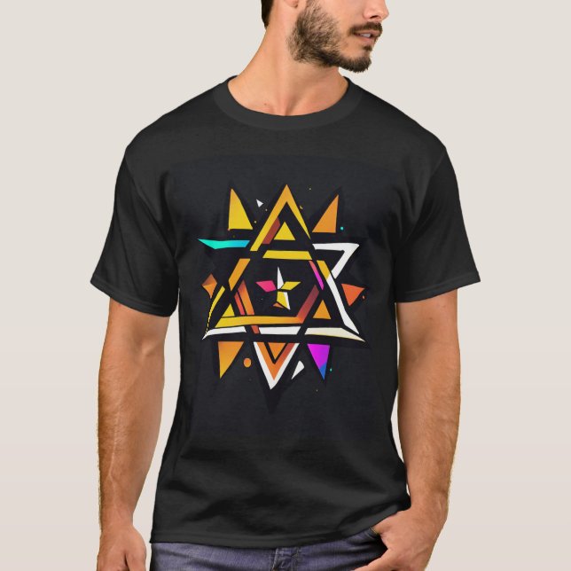 Abstrakt Art T - Shirt (Vorderseite)