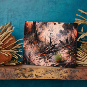 Abstrakt Art Tabletop Plaque Fotoplatte