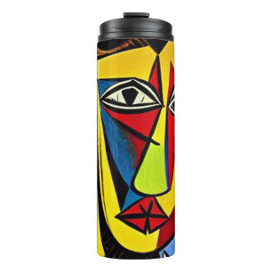 Abstrakt Art Thermal Tumbler Thermosbecher