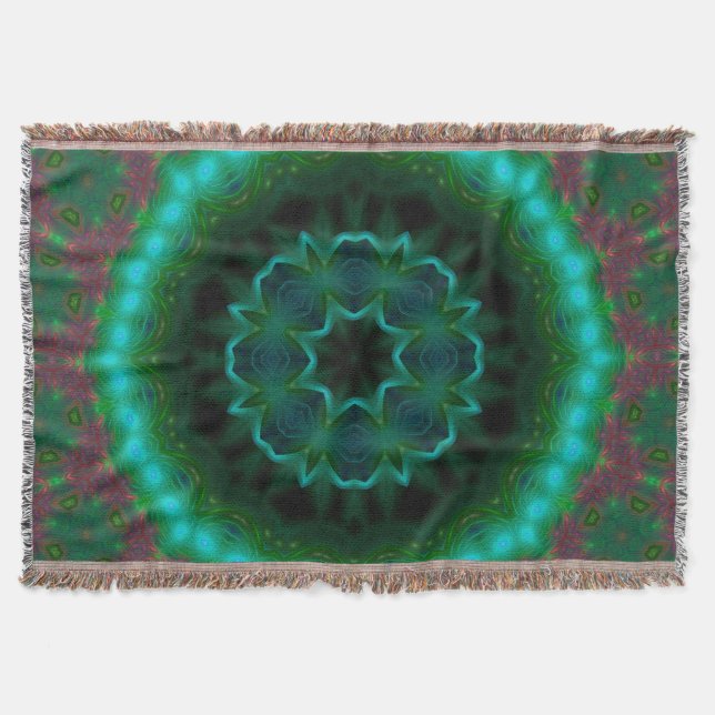 Abstrakt Art Throw Blanket Decke (Vorderseite)