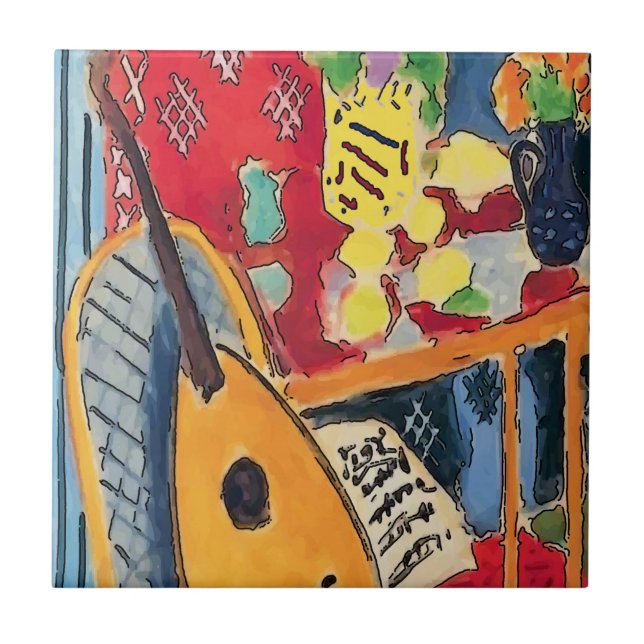 Abstrakt Art Tiles Fliese (Vorderseite)