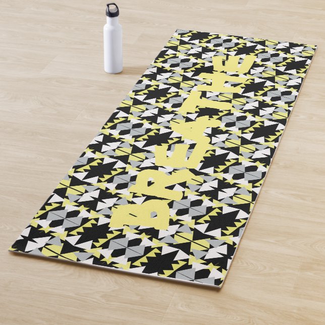 Abstrakt Art Triangle Pyramid Breathe Yoga Mat Yogamatte (Beispiel)