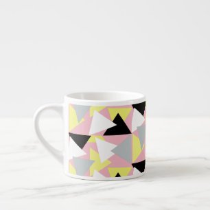 Abstrakt Art Triangle Pyramid Muster Kaffeemaschin Espressotasse