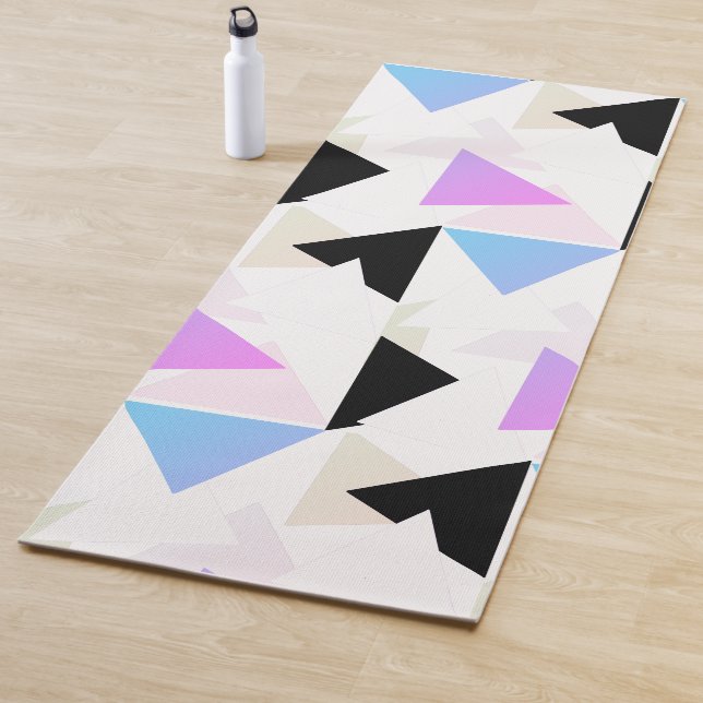 Abstrakt Art Triangle Pyramid Muster Yoga Mat Yogamatte (Beispiel)