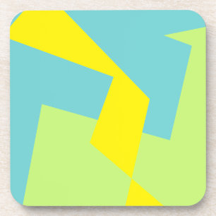 Abstrakt Art Türkis Blue Green Getränkeuntersetzer