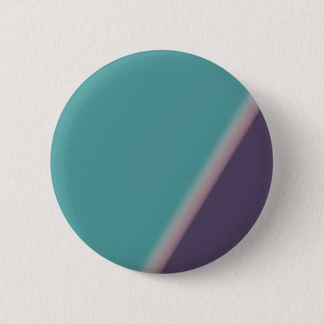 Abstrakt Art Türkis Lila Button (Vorderseite)