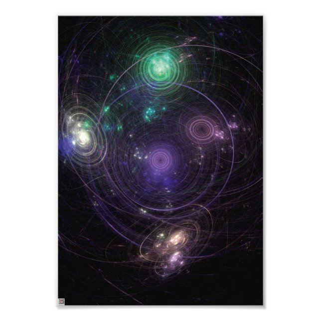 Abstrakt Art Universe Fotodruck (Vorne)