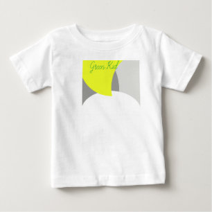 Abstrakt Art Yellow Grey White Baby T-shirt