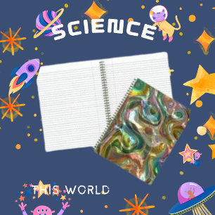 Abstrakt Background Pattern Art Notebook Notizbuch