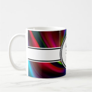 Abstrakt Background Spirals Soft I + Ihr Text Tasse