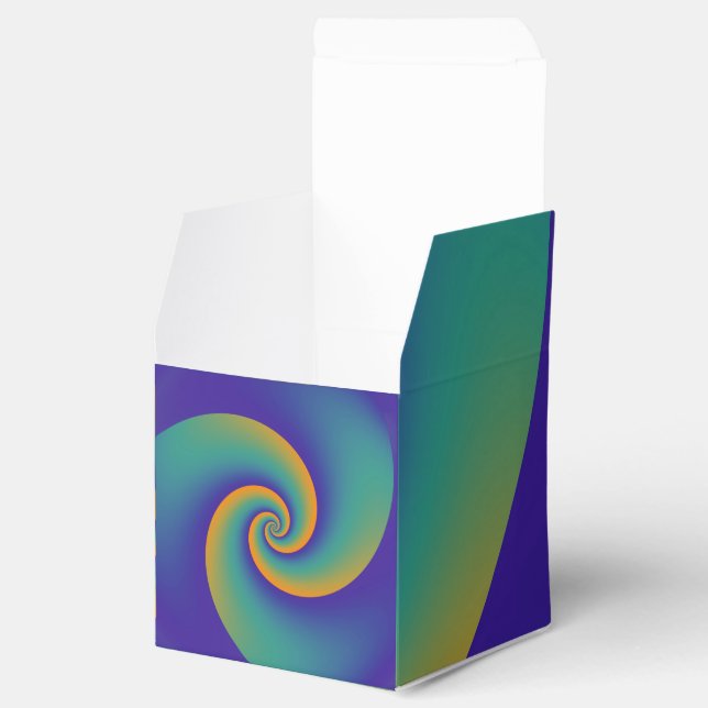 Abstrakt Background Spirals soft V Geschenkschachtel (Geöffnet)