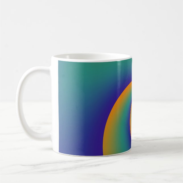 Abstrakt Background Spirals soft V Kaffeetasse (Links)
