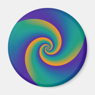 Abstrakt Background Spirals soft V Magnet