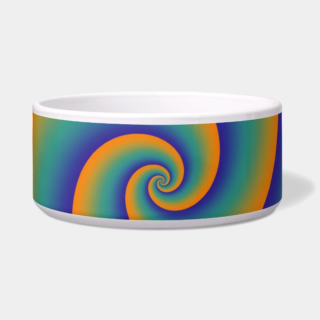 Abstrakt Background Spirals soft V Napf (Vorderseite)