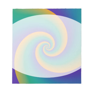 Abstrakt Background Spirals soft V Notizblock