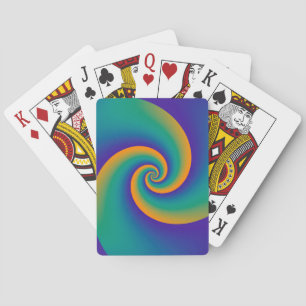 Abstrakt Background Spirals soft V Spielkarten