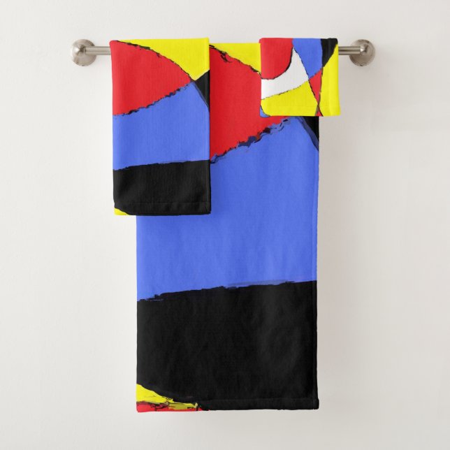 Abstrakt Badhandtuch Set (Insitu)