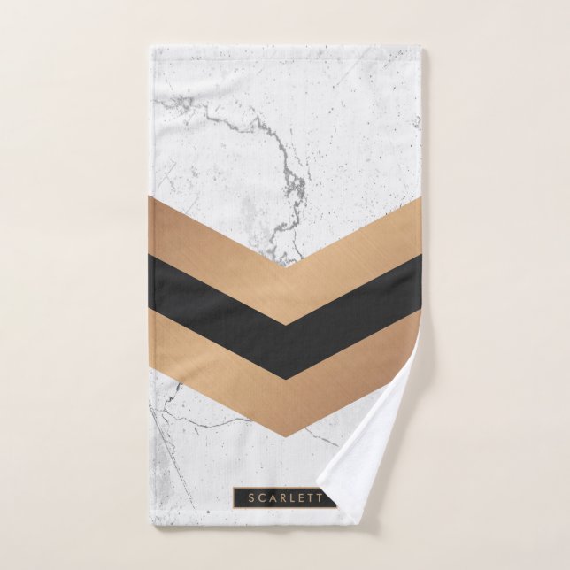 Abstrakt Badhandtuch Set (Handtuch)