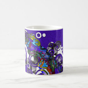 Abstrakt BALI Gecko Kaffeetasse