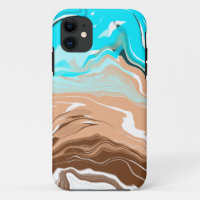 Abstrakt Beach Fluid Art