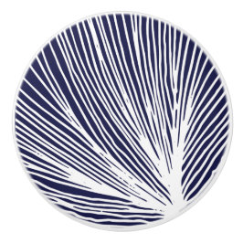 Abstrakt Beach Scallop Seashell Keramikknauf