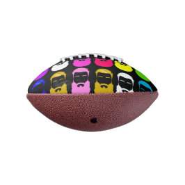 Abstrakt Beards Mini Football