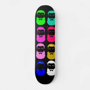 Abstrakt Beards Skateboard