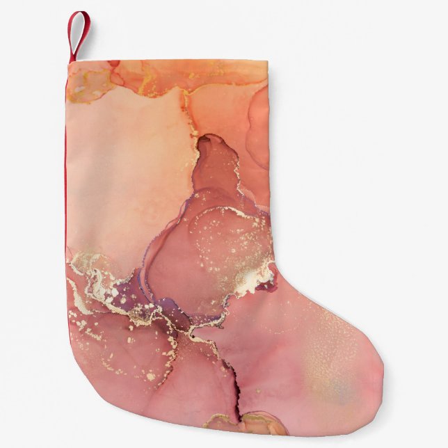 Abstrakt-beige, braune Tapete. Mischung Kleiner Weihnachtsstrumpf (Vorderseite)