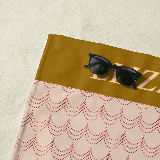 Abstrakt benannte Imitate Kronier Patrern Strandtuch (Beispiel)