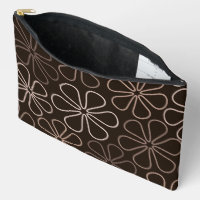Abstrakt Big Blume Konturen Browns & Cremes