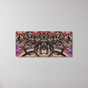 Abstrakt Bikes (Tour of Britain 2010) Poster Leinwanddruck
