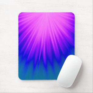 Abstrakt Blau und Rosa Mousepad