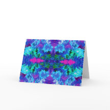 Abstrakt Blau (Version 2) Leere individuell anpass