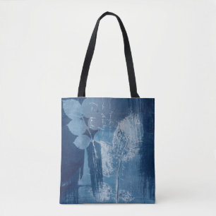 Abstrakt-blaue Grunge-Kunstwerke
