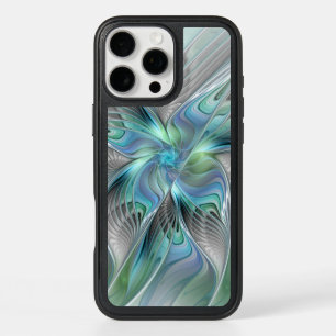 Abstrakt Blue Green Butterfly Fantasy Fraktal Art