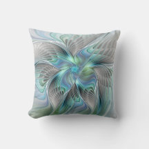 Abstrakt Blue Green Butterfly Fantasy Fraktal Art