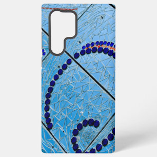 Abstrakt Blue Mirror Mosaic Samsung Galaxy Hülle