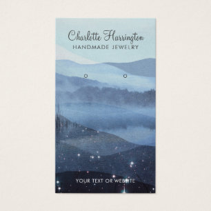 Abstrakt Blue Oring Schmuckkarten