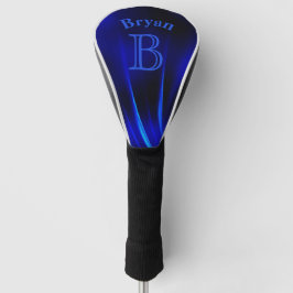 Abstrakt Blue Personalisiert Golf Head Cover Headcover