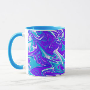 Abstrakt,_Blue_Silky_Sky,,_Blue Combo-Kaffee-Tasse Tasse
