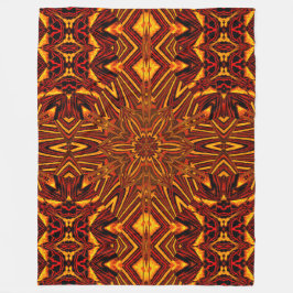 Abstrakt Bohemisches Cymbidium Orchid Gemütlich Fleecedecke