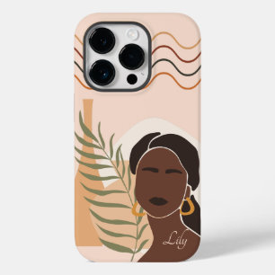 Abstrakt Boho Illustration , Boho Chic Case-Mate iPhone 14 Pro Hülle