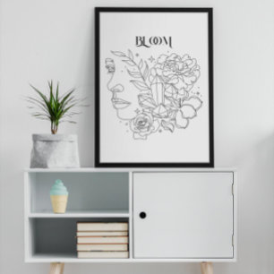 Abstrakt Boho Illustration Poster