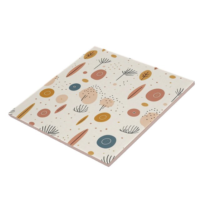 Abstrakt Boho Retro Moderne Sammlung Fliese (Seite)