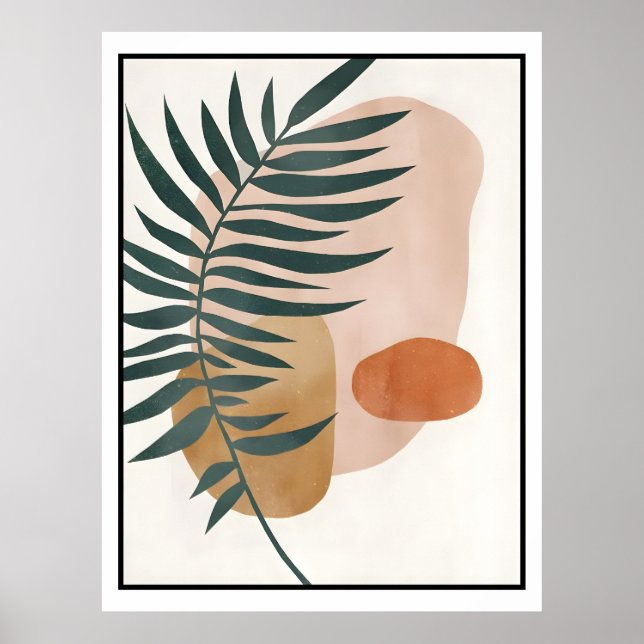 Abstrakt Boho und Moderne Clip Art Printable 2026 Poster (Vorne)