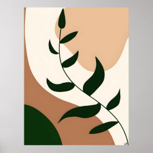 Abstrakt Boho und Moderne Clip Art Printable 2026 Poster