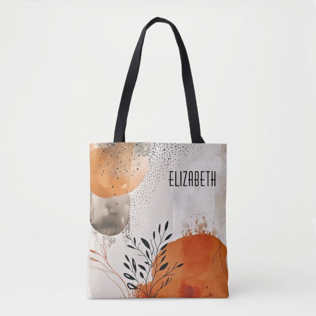 Abstrakt Boho Verlasst Tasche (Vorderseite)