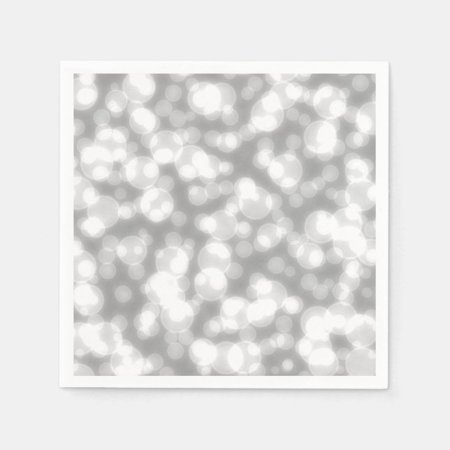 Abstrakt Bokeh Hintergrund Napkins Serviette (Vorderseite)