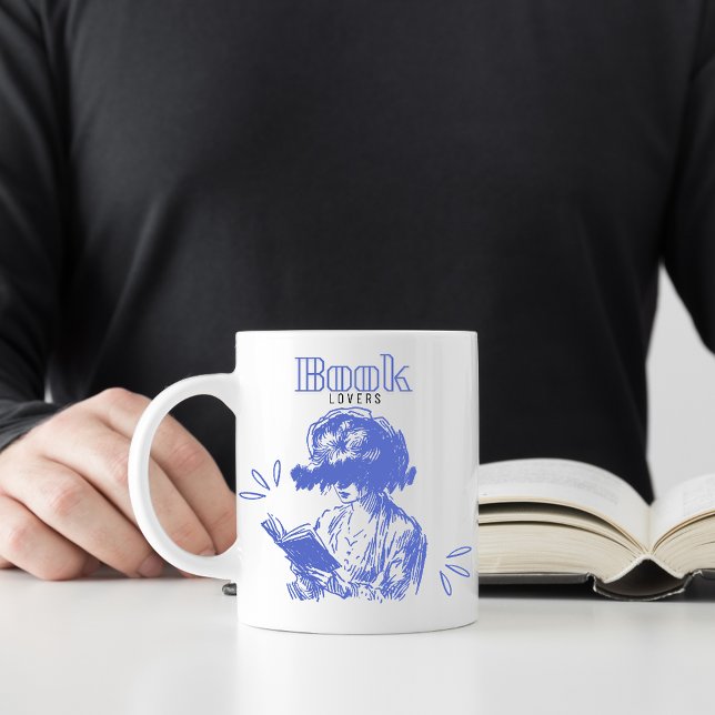 Abstrakt Book Lovers Mug Kaffeetasse (Von Creator hochgeladen)